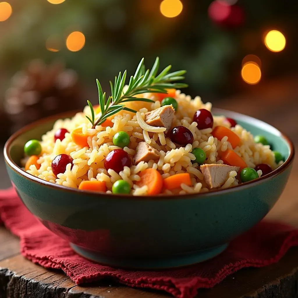 Classic Holiday Flavors in Fried Rice