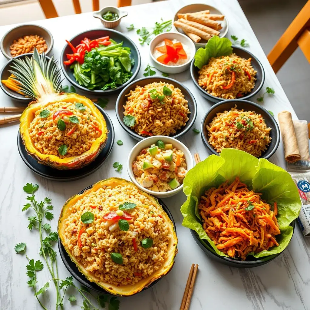 Creative Halal Fried Rice Variations and Serving Ideas