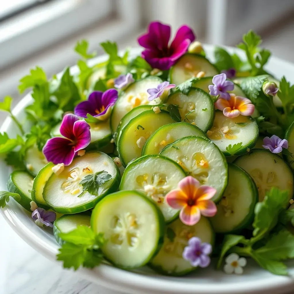 Crunchy Cucumber and Herb Salad: A Classic Pairing