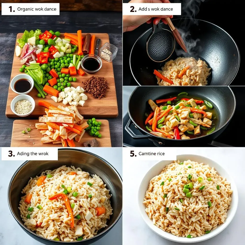 Making Organic Fried Rice: StepbyStep