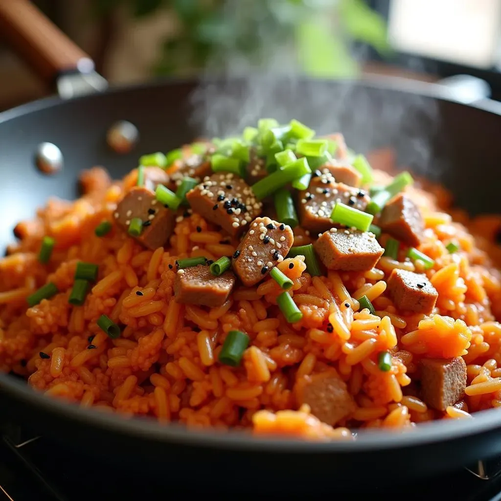 The Heart of Korean Fried Rice: Kimchi Bokkeumbap