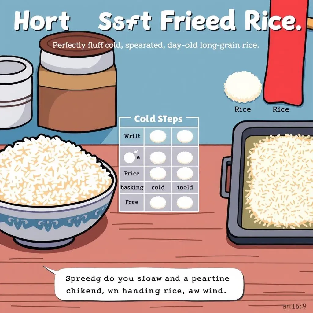 The Key to Soft Fried Rice: Rice Preparation