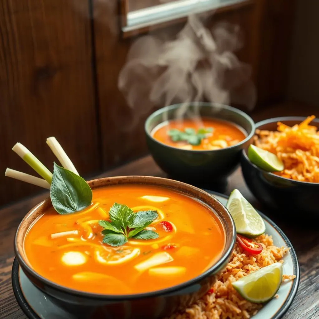 Unique Soup Pairings with Fried Rice